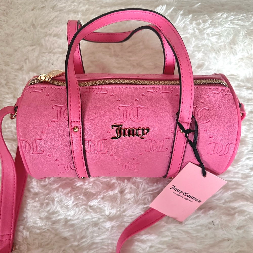 Juicy Couture Vibrant Pink barrel bag